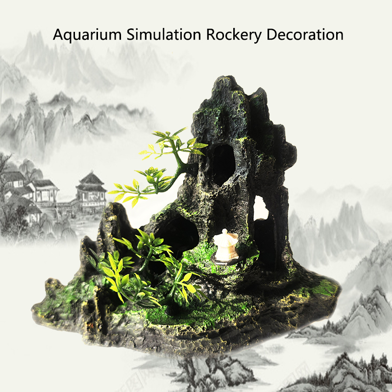 Aquarium Marine Rock - Decoración de montaña de roca de