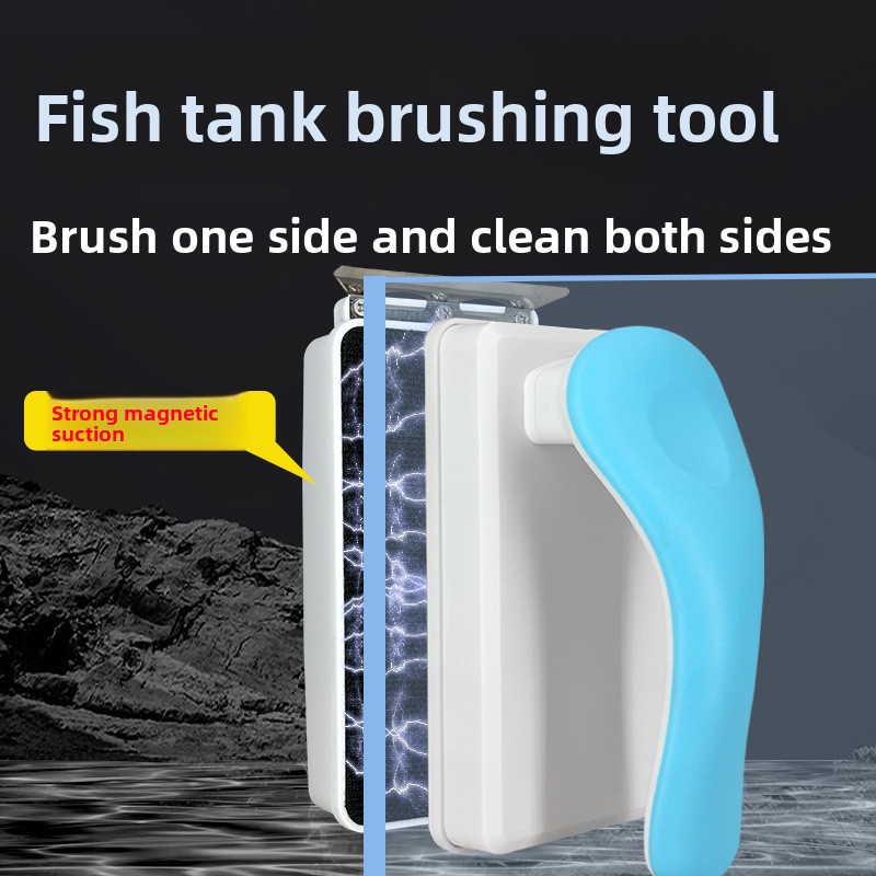 Marine Aquarium Glass Cleaner - Limpiador raspador de algas para pecera