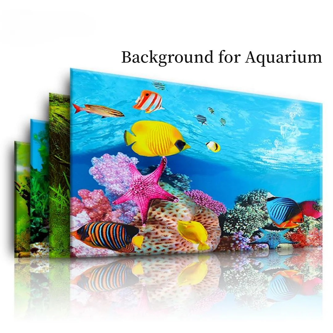 Marine Aquarium All In One - Fondo acuario pegatina 3D cartel decoración