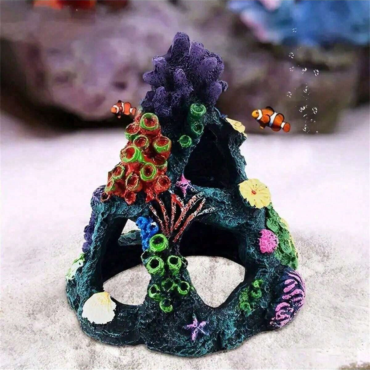 Aquarium Marine Rock - Adorno de acuario de arrecife de