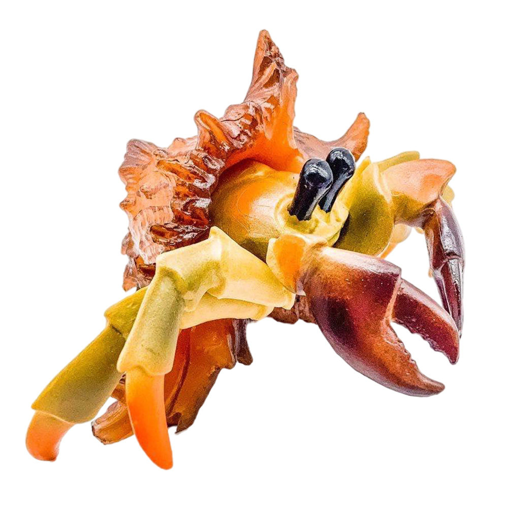 Marine Aquarium Hermit Crab - Decoración Realista de Cangrejo Ermitaño de