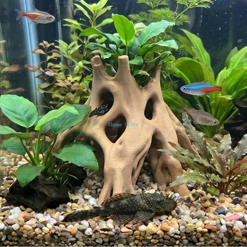 Cueva raíz Natural, escondites - Aquarium Marine Rock reseña y precio
