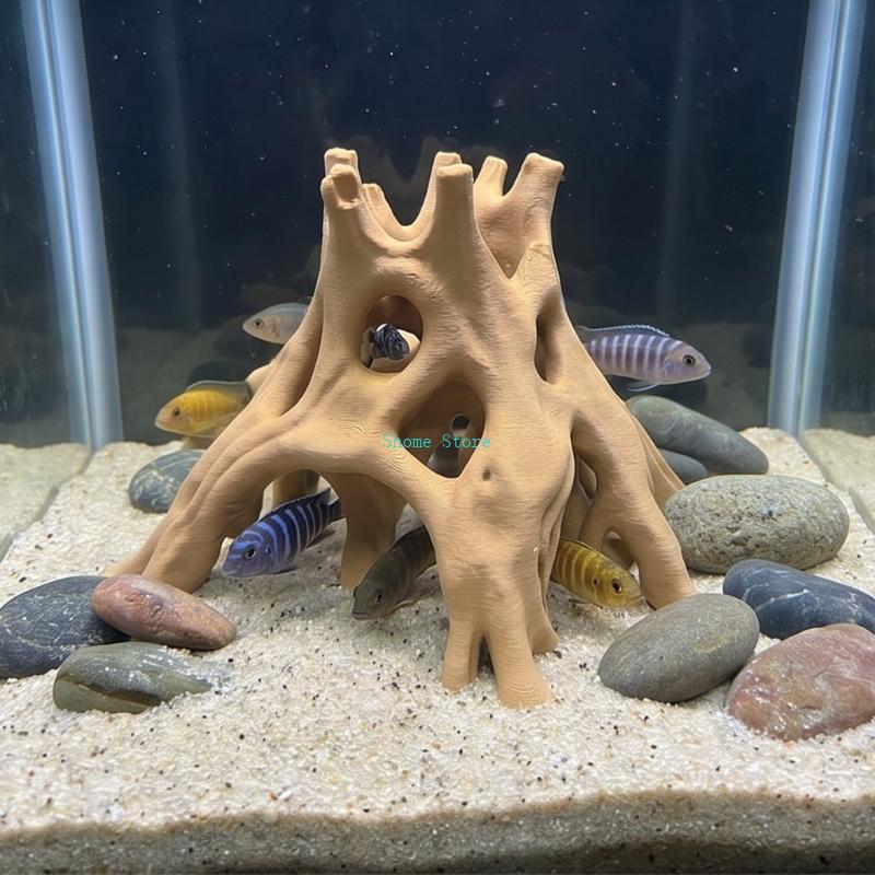 Cueva raíz Natural, escondites - Aquarium Marine Rock reseña y precio