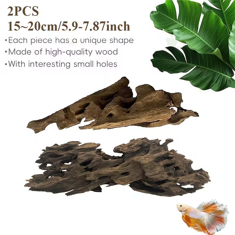 Decoración de acuario de mader - Aquarium Marine Rock reseña y precio