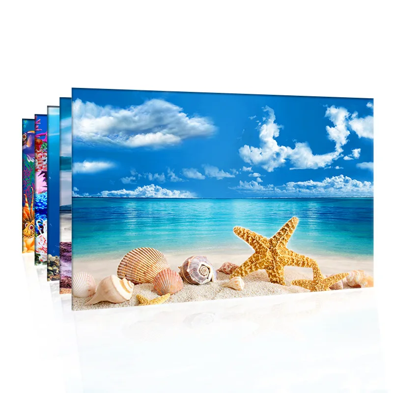 Fondo para acuario, pegatina 3 - Marine Aquarium All In One reseña y precio