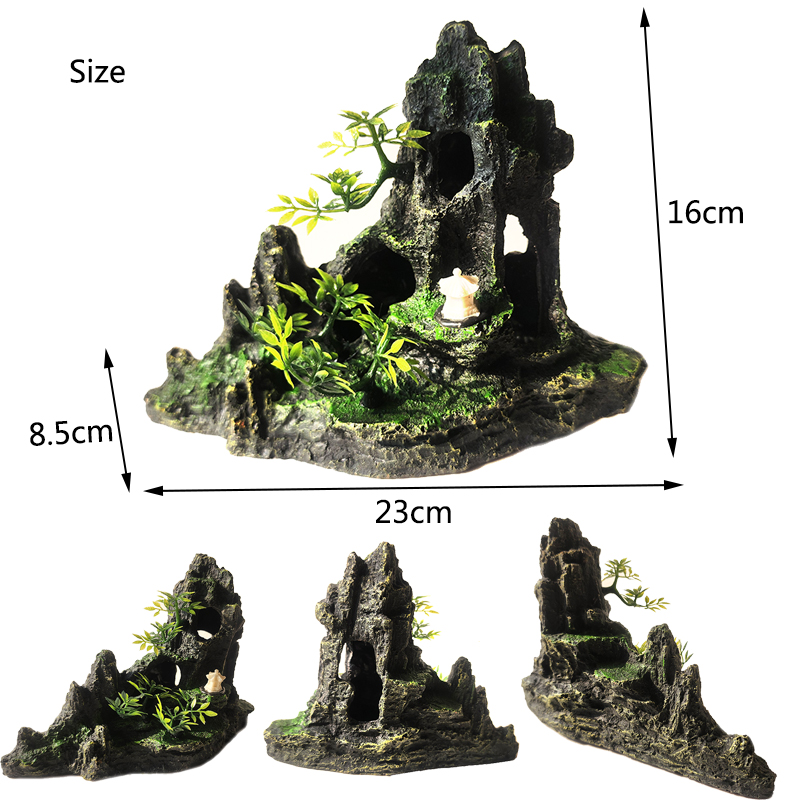 Decoración de montaña de roca  - Aquarium Marine Rock reseña y precio