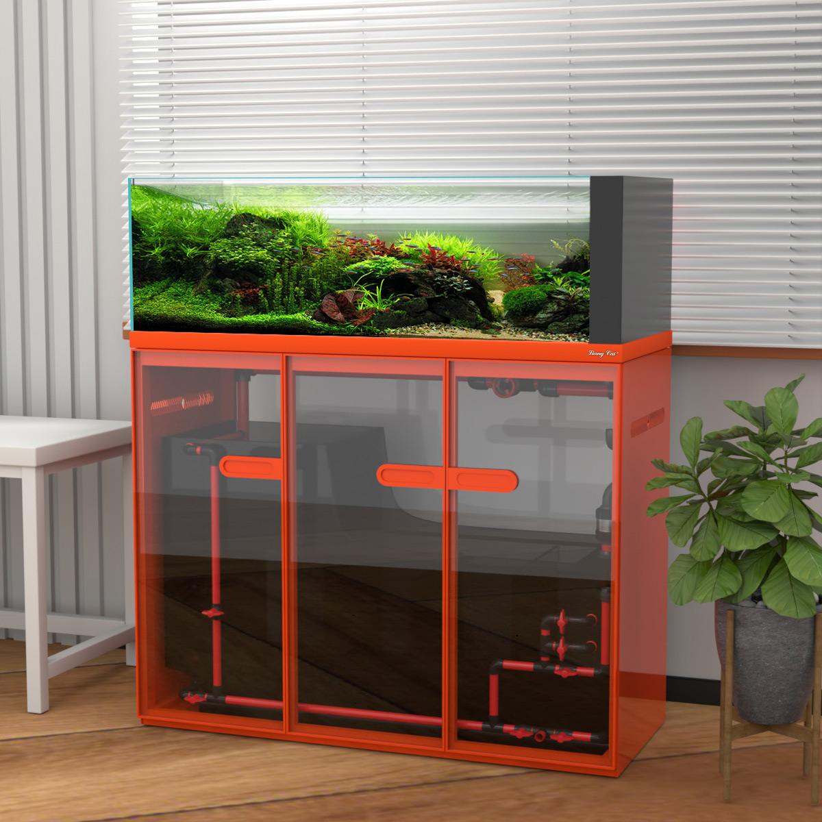 Gran tanque de peces de vidrio - Marine Aquarium Tank For Sale reseña y precio