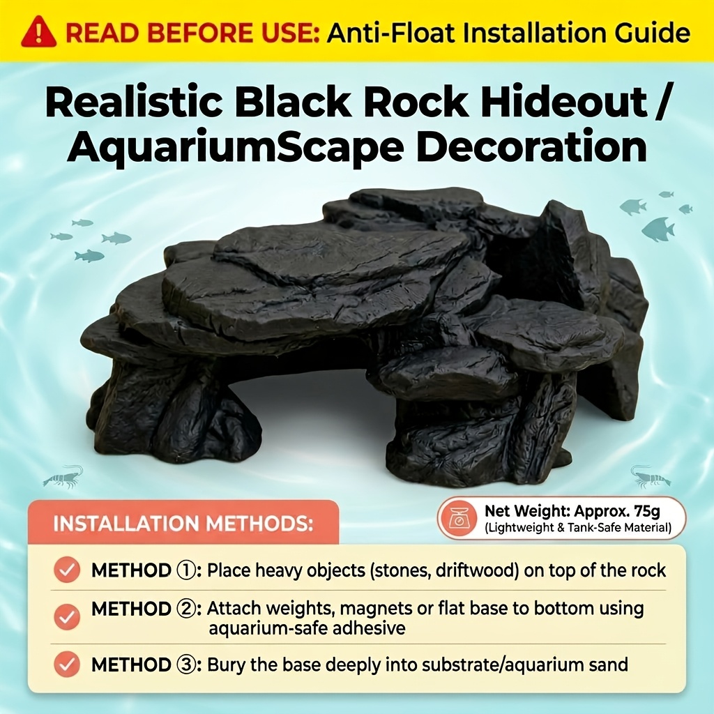 Decoración de Acuario PLA con  - Aquarium Marine Rock reseña y precio