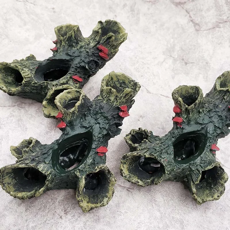 Pecera rocalla de resina, pais - Aquarium Marine Rock reseña y precio
