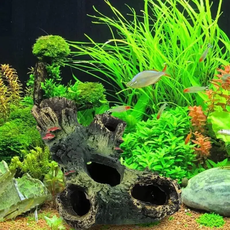 Pecera rocalla de resina, pais - Aquarium Marine Rock reseña y precio
