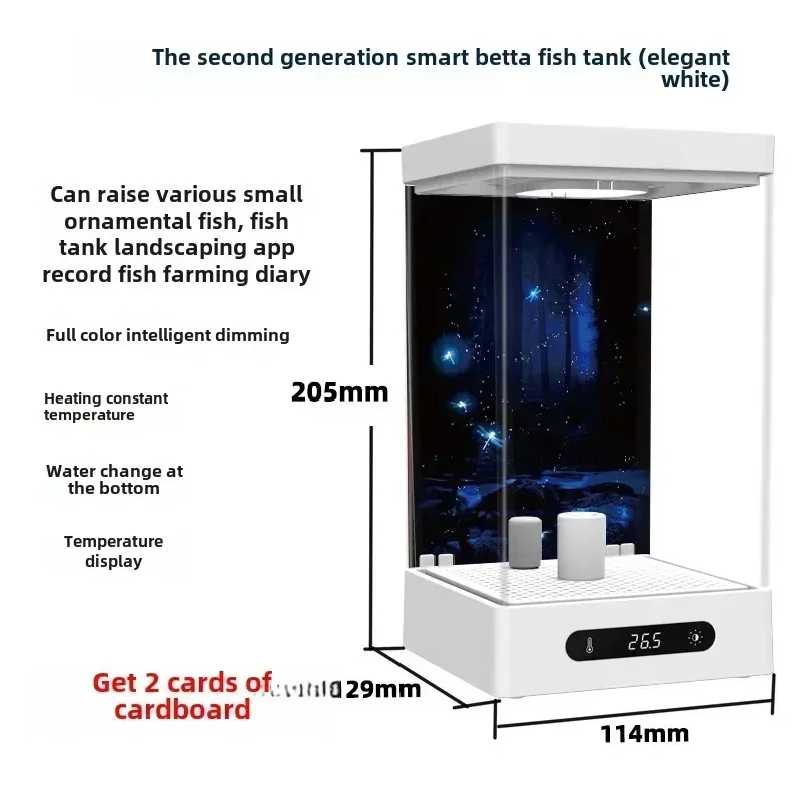 Pecera inteligente para betta, - Marine Aquarium All In One reseña y precio
