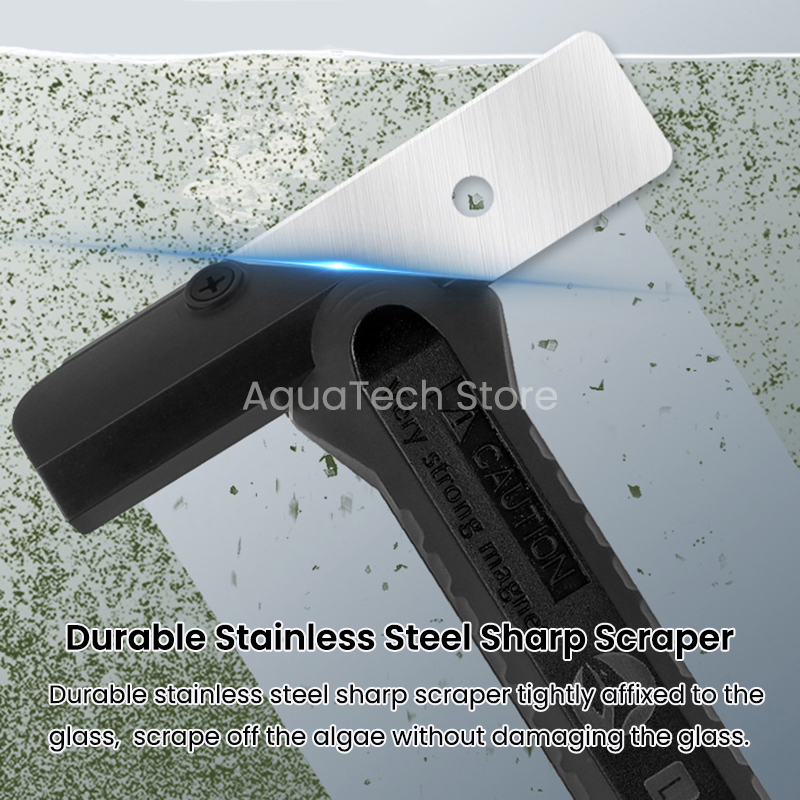 Rascador magnético de algas pa - Marine Aquarium Glass Cleaner reseña y precio