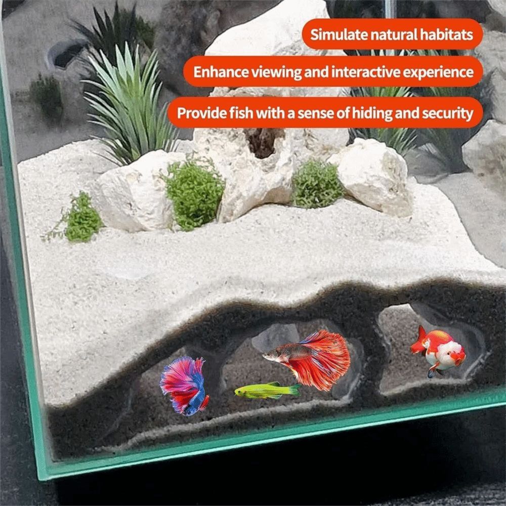 Divertido Adorno para Pecera c - Aquarium Marine Rock reseña y precio