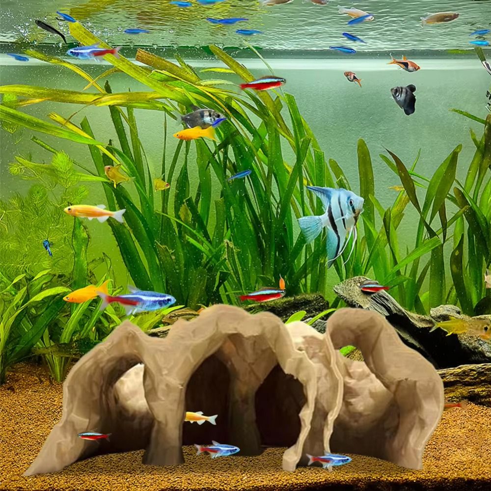 Divertido Adorno para Pecera c - Aquarium Marine Rock reseña y precio