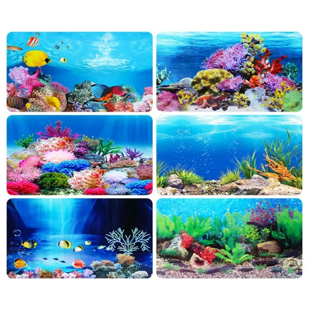 Fondo acuario pegatina 3D cart - Marine Aquarium All In One reseña y precio
