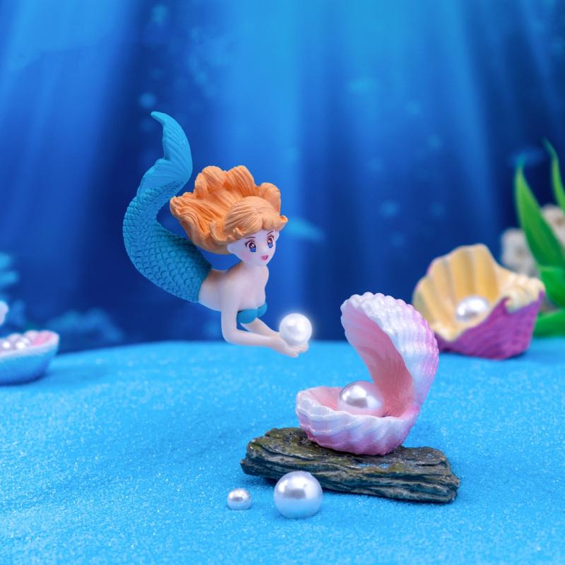 4 Piezas de Adornos de Sirena  - Marine Aquarium All In One reseña y precio