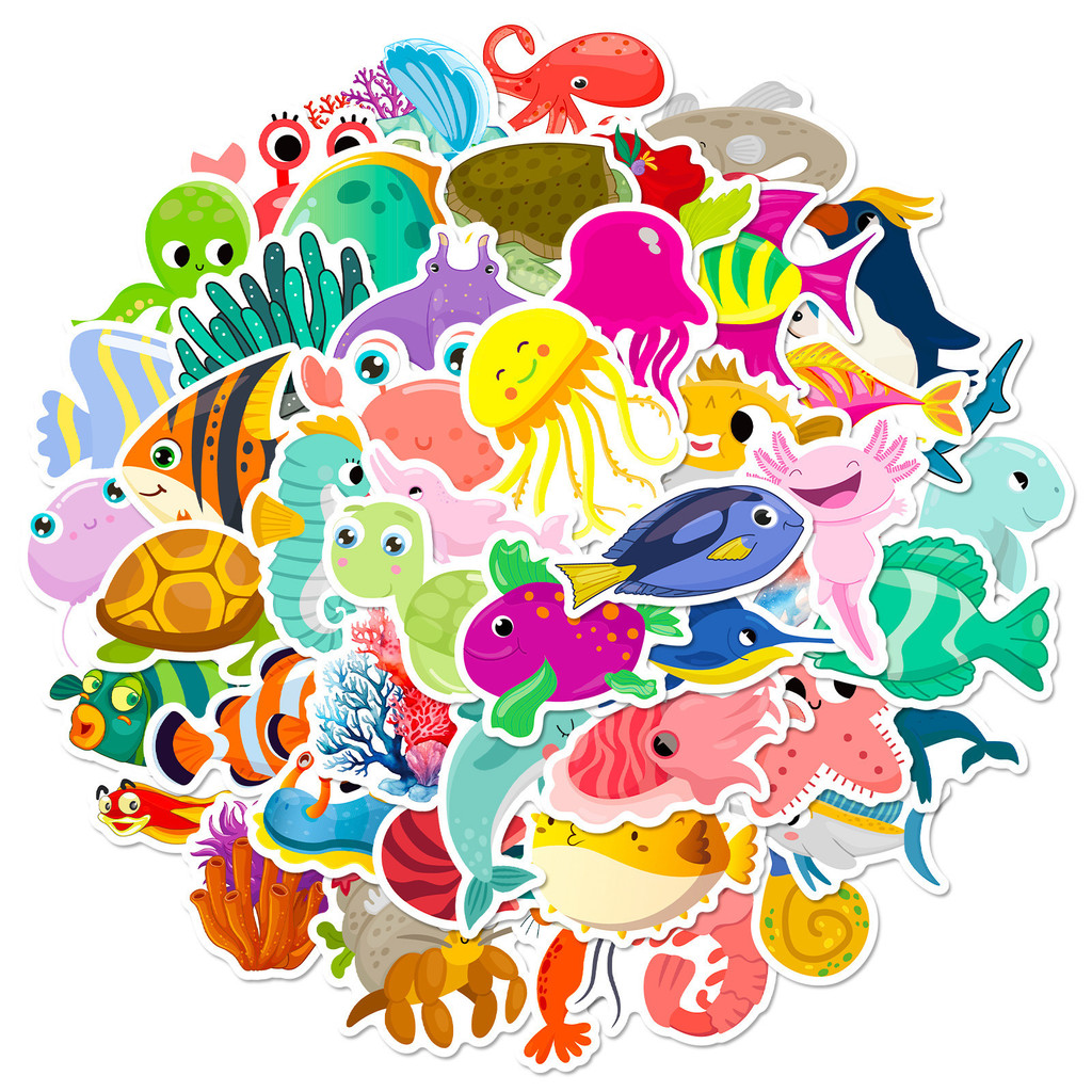 50 pegatinas de vida marina, p - Marine Aquarium & Regional Centre Reviews reseña y precio