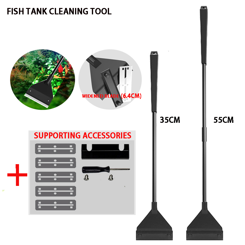 Limpiador de Acuarios, Raspado - Marine Aquarium Glass Cleaner reseña y precio